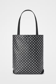 Torebka przez ramię Dara Bags Shopper BW Dots