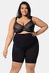 Pantaloni scurţi antiabraziune coapse Plus Size SkinGuard70_pun_06 - negru