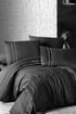 Luksuzna posteljina Stripe antracit StripeAnth_SH_01