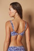 Summer Breeze bikinifelső SummerBreeze01_02 - kék-krémszínű