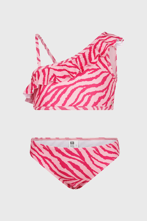 Dívčí dvoudílné plavky Pink zebra