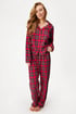 Pidžama od flanela Festive Red duga TART02wom_pyz_01