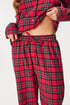 Pidžama od flanela Festive Red duga TART02wom_pyz_04