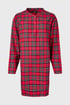 Flanelowa koszula nocna Festive Red krótka TART03wom_kos_07