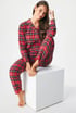 Pijama din flanelă Winter Evenings lungă TARTAW_01_pyz_01