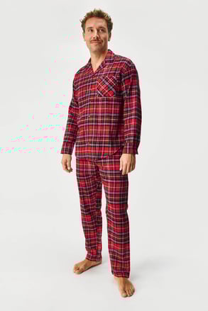 Flanelové pyžamo MEN-A dlhé