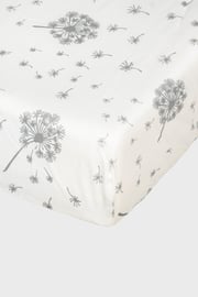 Cearşaf elastic din bumbac pentru pătuţ de copii Dandelion