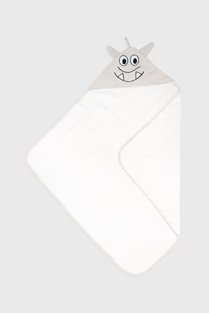 Dziecięcy ręcznik kąpielowy z kapturem Monster