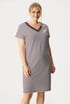 Baumwoll-Nachthemd Flora Stripe Plus Size kurz TB7470_kos_02