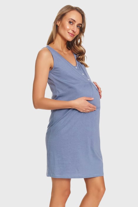 Dojčiaca bavlnená nočná košeľa Sky krátka