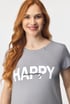 Нощница за бременни и кърмачки Happy mommy сива TCB9504Grey_kos_07