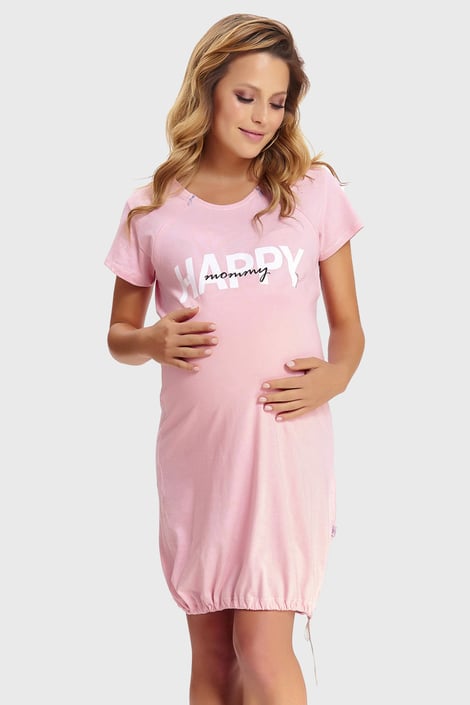 Нощница за бременни и кърмачки Sweet Pink