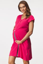 Katoenen zwangerschapsnachthemd Alexis kort