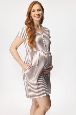 Stripes kismama szoptatós hálóing Stripes kismama szoptatós hálóing