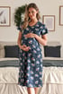 Νυχτικό μητρότητας θηλασμού Rose Mom TM4119Roses_kos_04