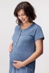 Νυχτικό μητρότητας και θηλασμού Odetta TM8061Jeans_kos_05