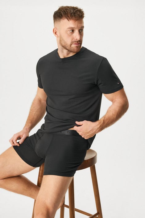 Pijama Tommy Hilfiger Regenerative Cotton II scurtă