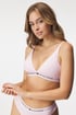 Сутиен Tommy Hilfiger Cotton Triangle Bralette UW0UW04144_08 - розов