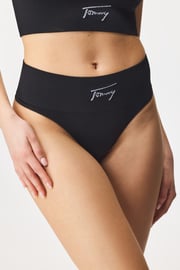 Tanga Tommy Hilfiger Signature s vysokým pasem Tanga Tommy Hilfiger Signature s vysokým pasem