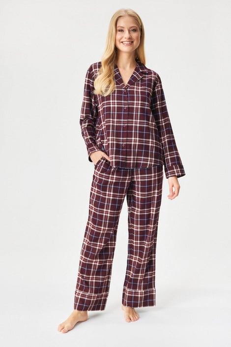 Pyžamo Tommy Hilfiger LS FLNL SET dlouhé