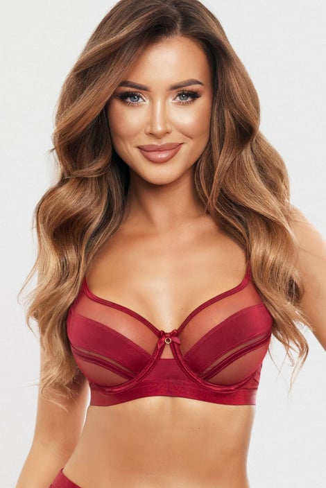 Podprsenka Hailee Merlot nevystužená