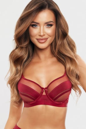 Podprsenka Hailee Merlot nevystužená