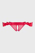 Tasma erotikus brazil női alsó, nyitott ágyékrésszel V8885_kal_03 - piros