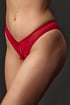 Erotické brazilky Tasma s otvoreným rozkrokom V8885_kal_07 - červená
