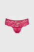 Skarlat erotikus brazil női alsó, csipkéből V9535_kal_02 - piros