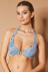 Damen Bikini-Oberteil Vacanze Mela VI23044_08 - blau-weiß