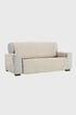 Fluwelen hoes voor driedubbele fauteuil Velvet beige Velvet3_beige_BL_01