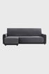 Samtbezug für Ecksofa Velvet dunkelgrau - links VelvetL_gris_BL_01