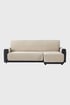 Samtbezug für Ecksofa Velvet beige - rechts VelvetR_beige_BL_04