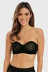 Nepodložen modrček Wacoal Halo Lace Strapless WA854205_09 - črna