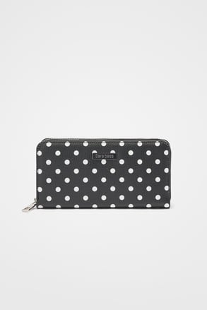 Dara bags Wally Big BW Dots pénztárca