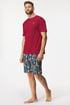 Bavlnené pyžamo Wine krátke Wine326145_pyz_04