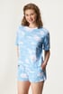 DKNY Coney Island pizsama, rövid YI10003_pyz_01 - kék