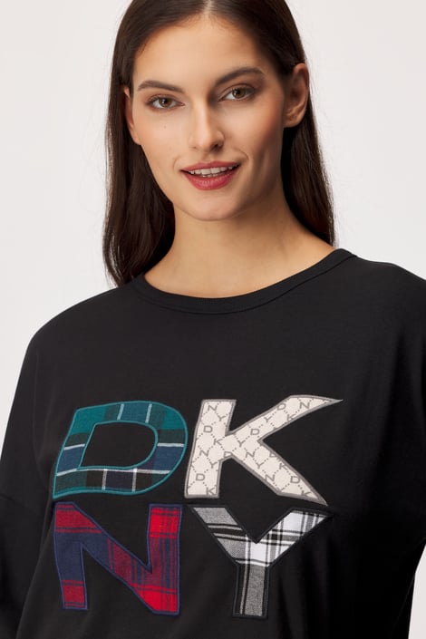 Dámske tričko na spanie DKNY Check In | Astratex.sk