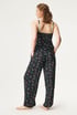 Pijama DKNY Field lungă YI70005_pyz_02 - negru