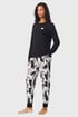 Pijama DKNY Embrace The City lungă YI90062_pyz_05