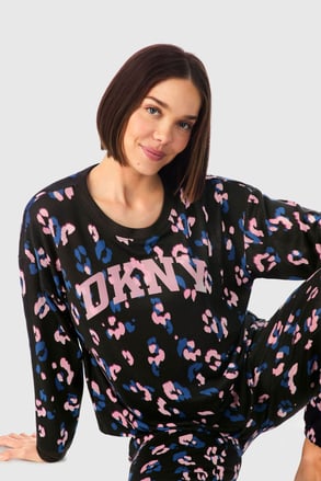Dolga topla pižama DKNY Falling from Fall