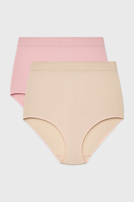 2er-PACK Klassische Slips Flexi mit hohem Bund nahtlos