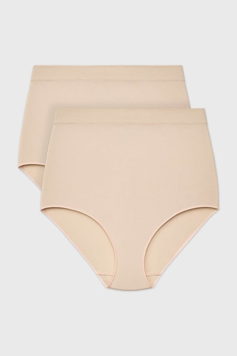 2er-PACK Klassische Slips Flexi mit hohem Bund nahtlos