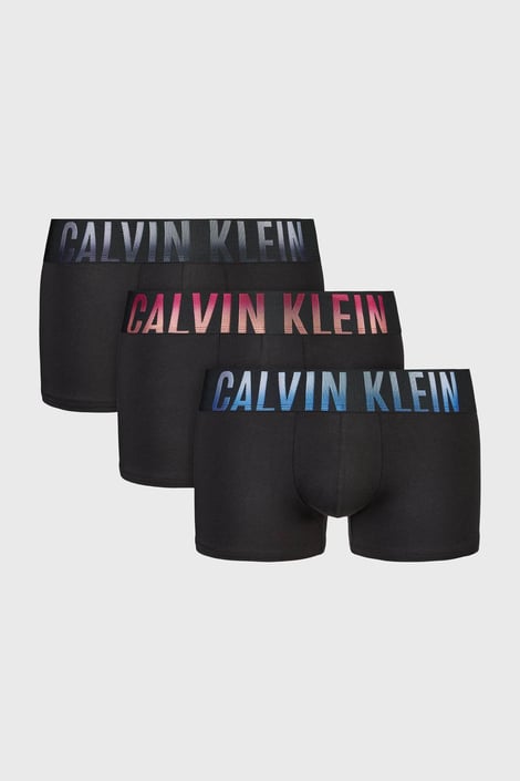 3PACK Bokserki Calvin Klein II czarny-niebieski-czerwony