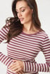 Dámská bavlněná noční košile Timeless Stripe krátká af2cc070-8128-43a0-28b8-521ac3b83700