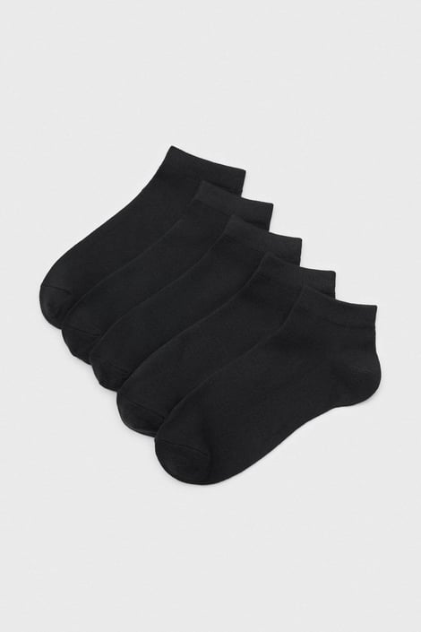 5PACK Bambusové ponožky JACK AND JONES JacBasic kotníkové