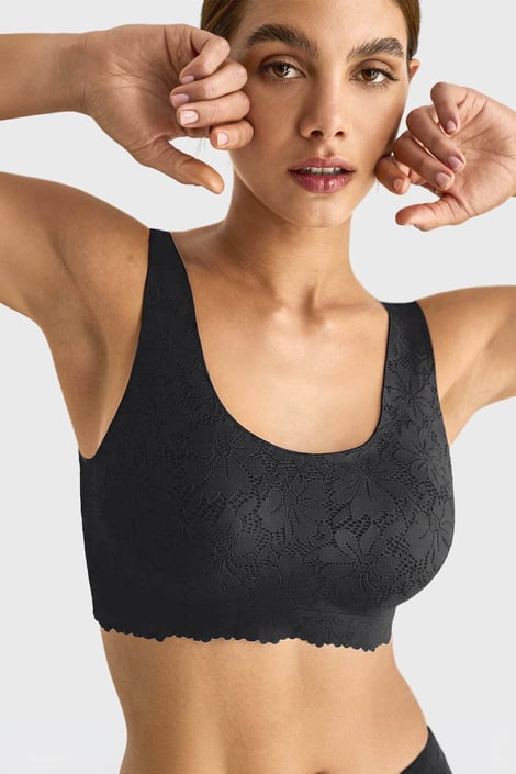 Bh Selmark One Lace I voorgevormd zonder beugel zwart