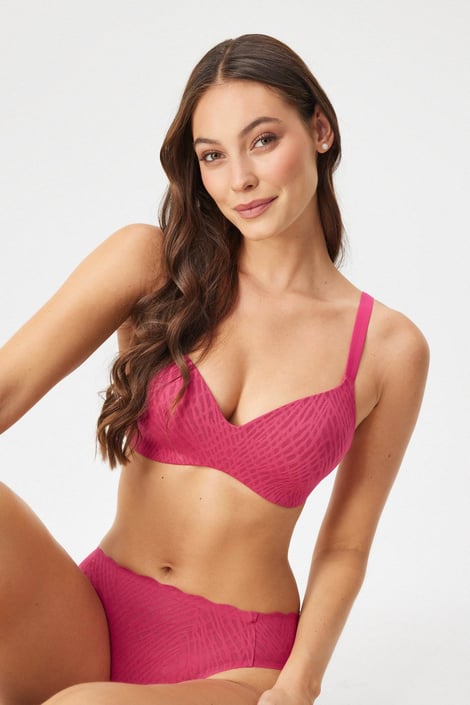 Bh Sloggi ZERO Feel Bliss Push-Up zonder beugel framboos