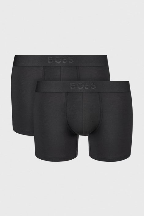 2PACK Boxeri HUGO BOSS UltraSoft negru
