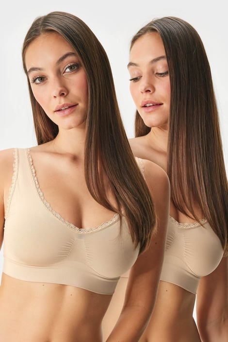 2PACK bh’s Flexi Zoe niet-voorgevormd naadloos